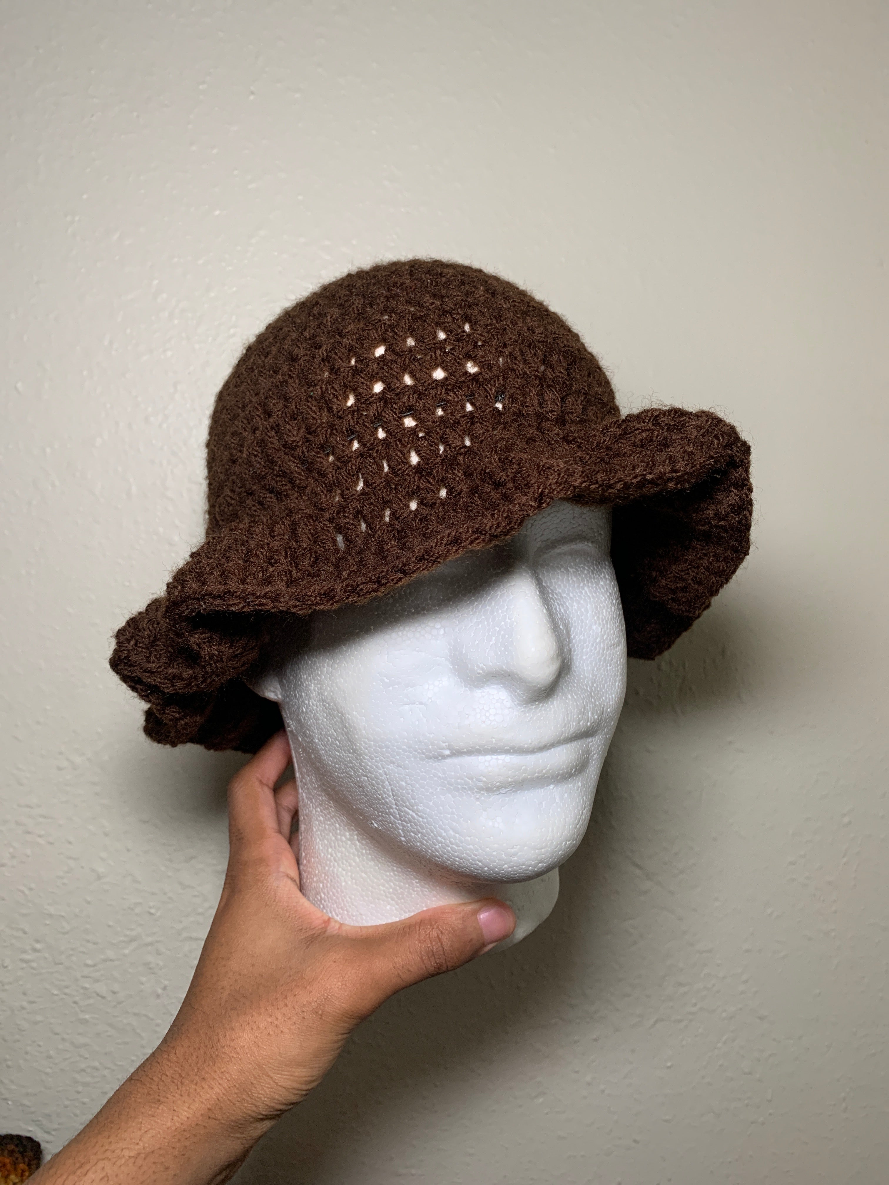 Wavy Brim Bucket Hat