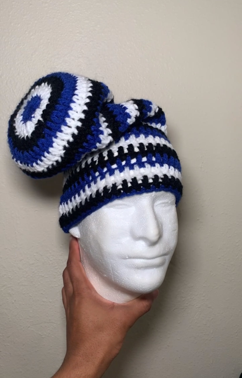 Striped Slouchy Beanie