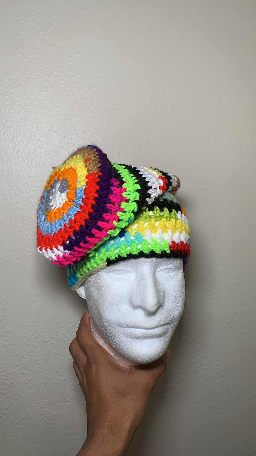 Scrap Yarn Slouchy Beanie