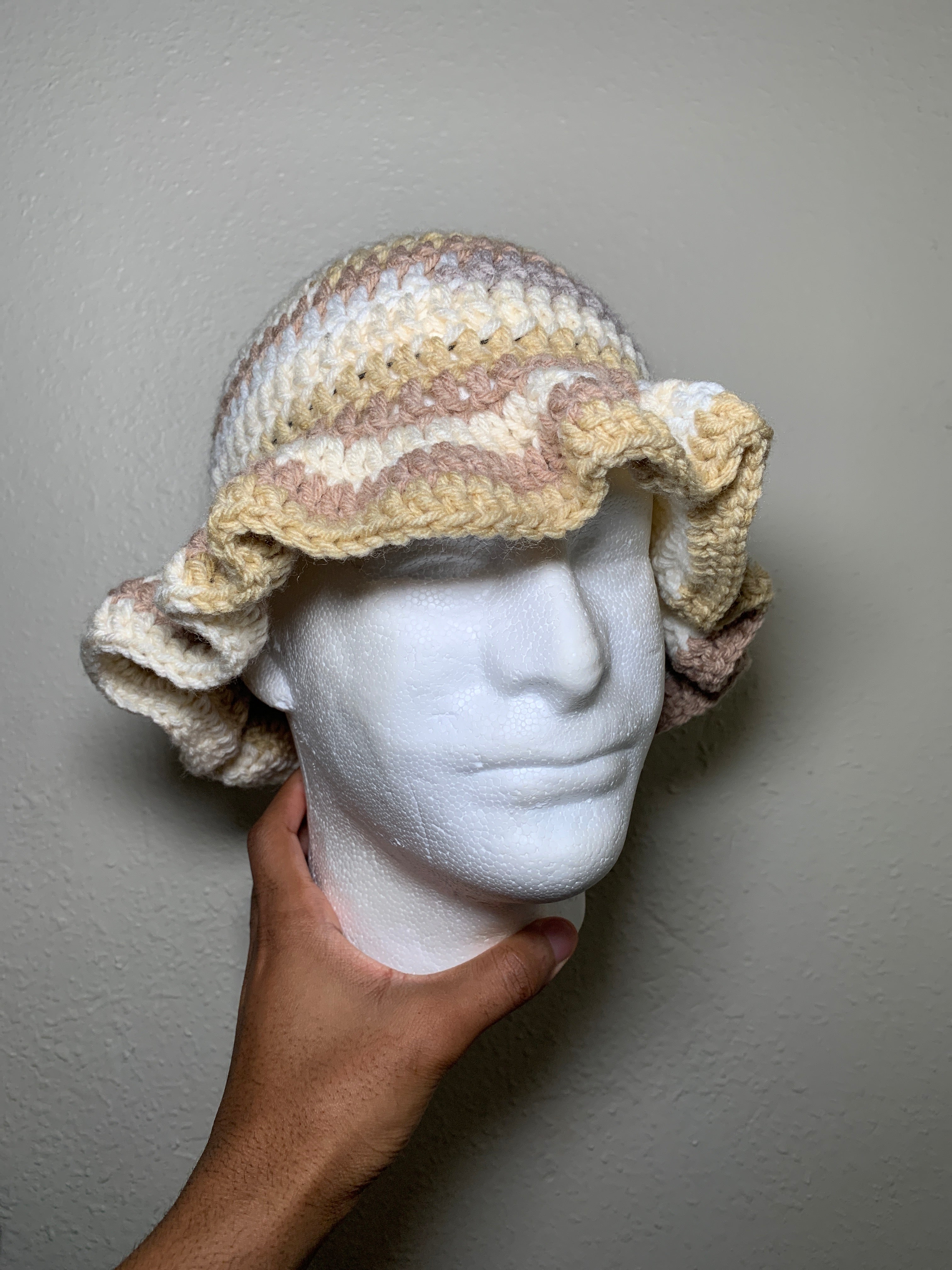 Wavy Brim Bucket Hat