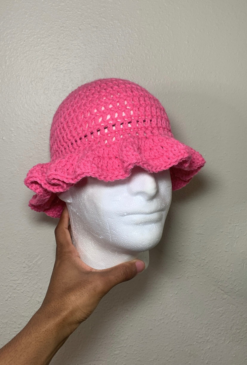 Wavy Brim Bucket Hat