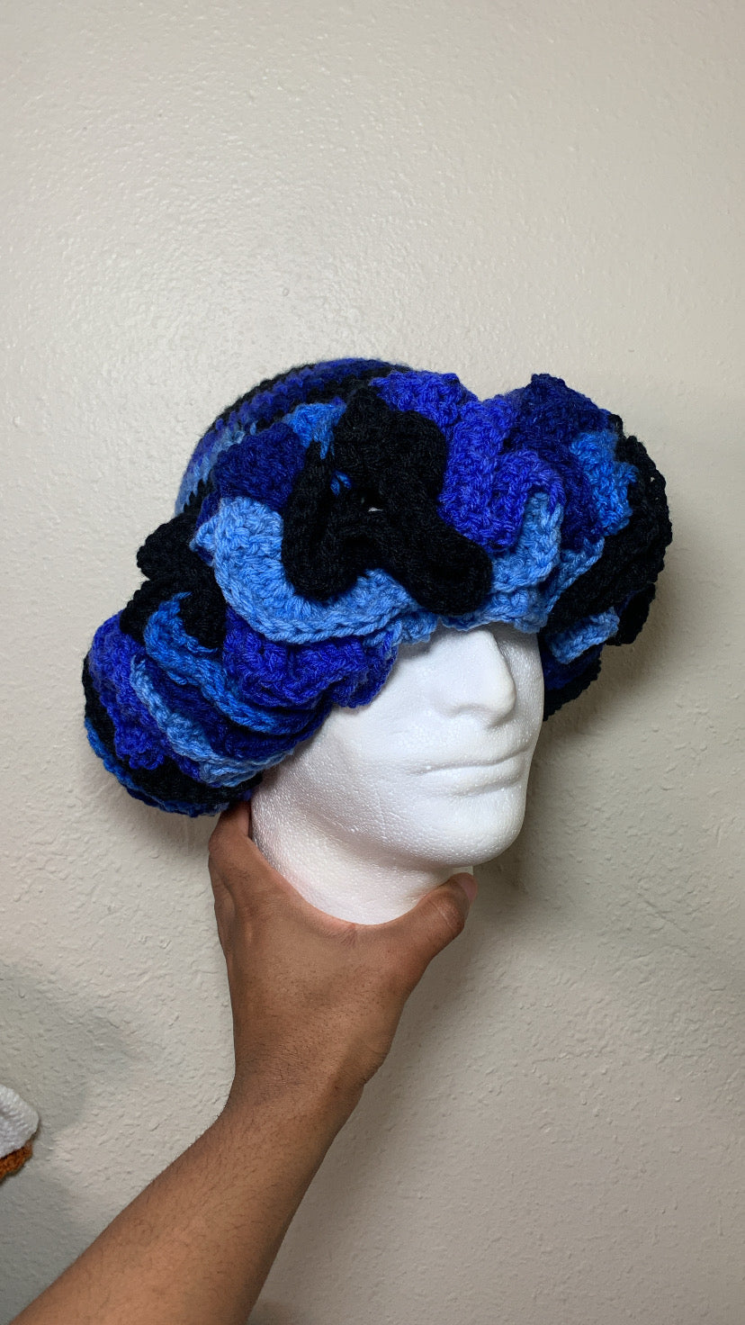 Fluffy Ruffle Hat