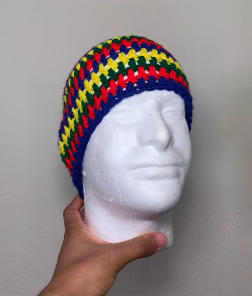Colorful Skull Cap