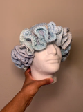 Acrostic Fluffy Ruffle Hat