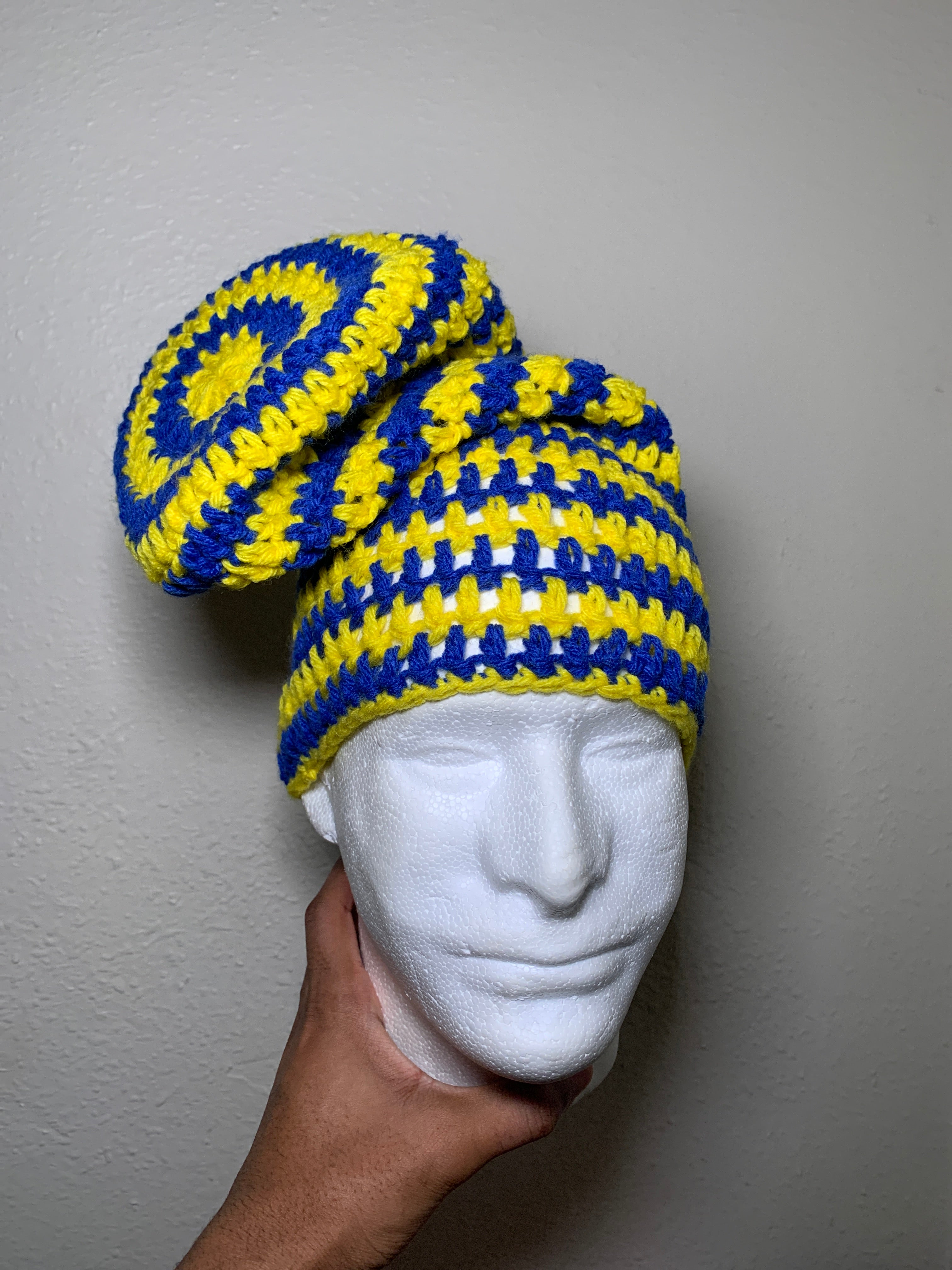 Striped Slouchy Beanie